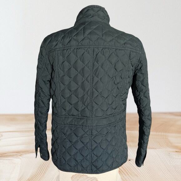 J Crew Lightweight Down Puffer Field Jacket Sz S Womens Navy Downtown Preppy - Picture 3 of 12